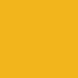 Spray paint swatch of Signal Yellow RAL 1003 from RAL Classic range