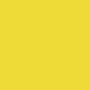 Spray paint swatch of Zinc Yellow RAL 1018 from RAL Classic range