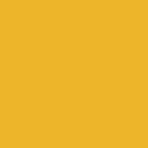 Spray paint swatch of Traffic Yellow RAL 1023 from RAL Classic range