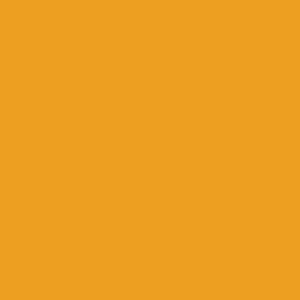 Spray paint swatch of Sun Yellow RAL 1037 from RAL Classic range
