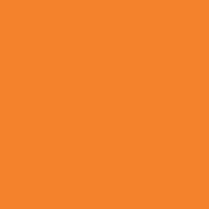 Spray paint swatch of Pastel Orange RAL 2003 from RAL Classic range