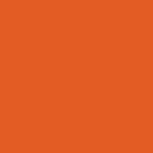Spray paint swatch of Pure Orange RAL 2004 from RAL Classic range