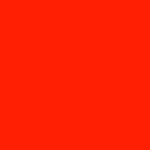 Spray paint swatch of Luminous Orange RAL 2005 from RAL Classic range