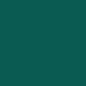 Spray paint swatch of Opal Green RAL 6026 from RAL Classic range
